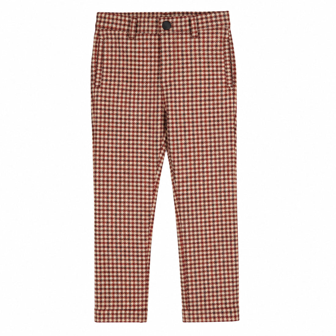 Belati  Wine Plaid Pants