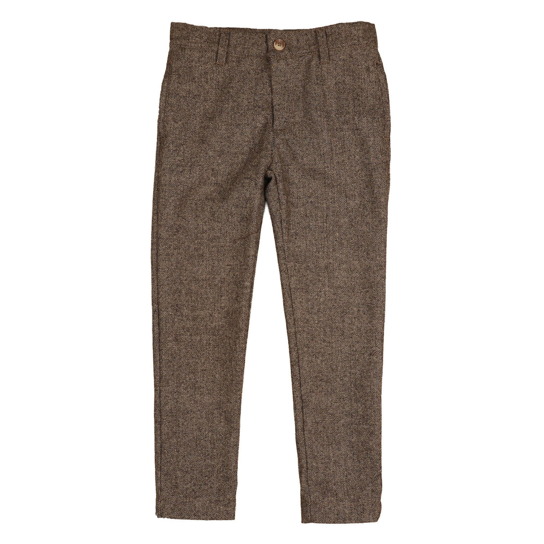 Belati  Brown Textured Pants