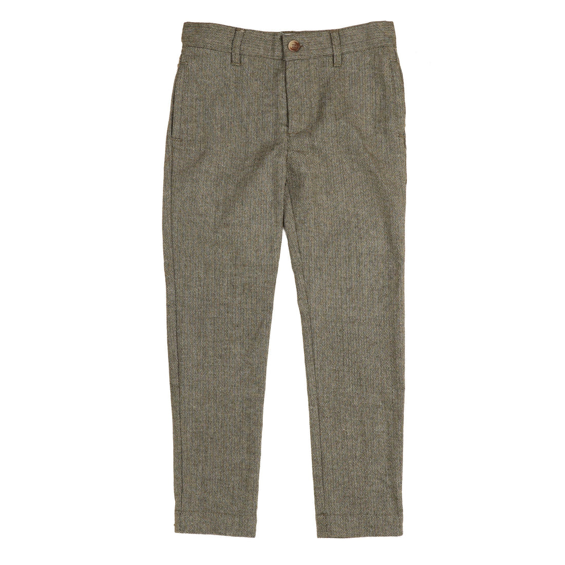 Belati  Olive Textured Pants