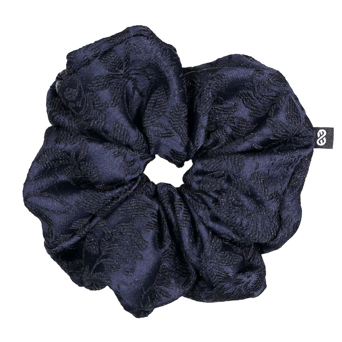 Knot Hairbands Navy Bud Scrunchie