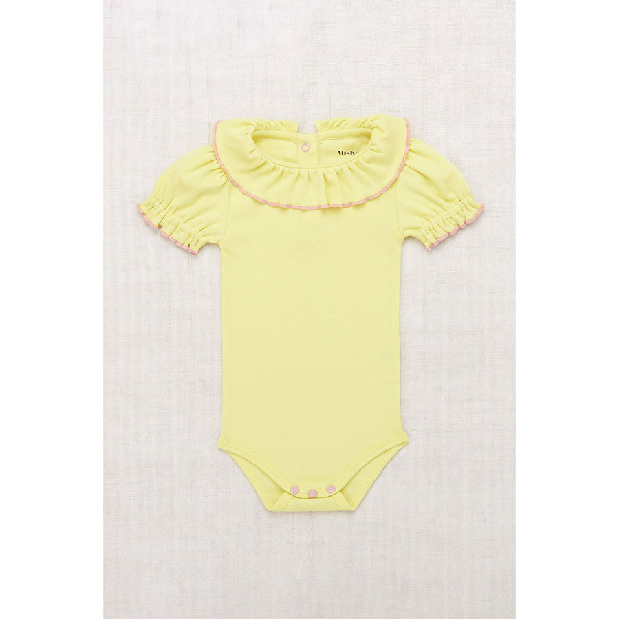 Misha and Puff Vintage Yellow Balloon Sleeve Paloma Onesie