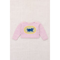 Misha and Puff Aura Baby Barn Cat Boatneck Sweater