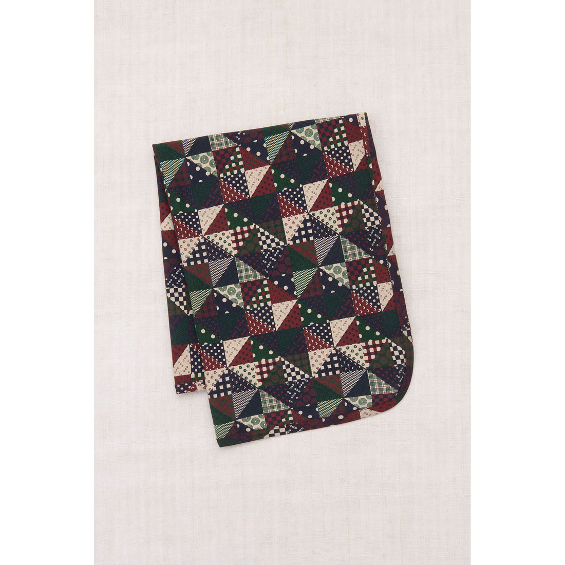 Misha and Puff  Madder Root Patchwork Baby Blanket