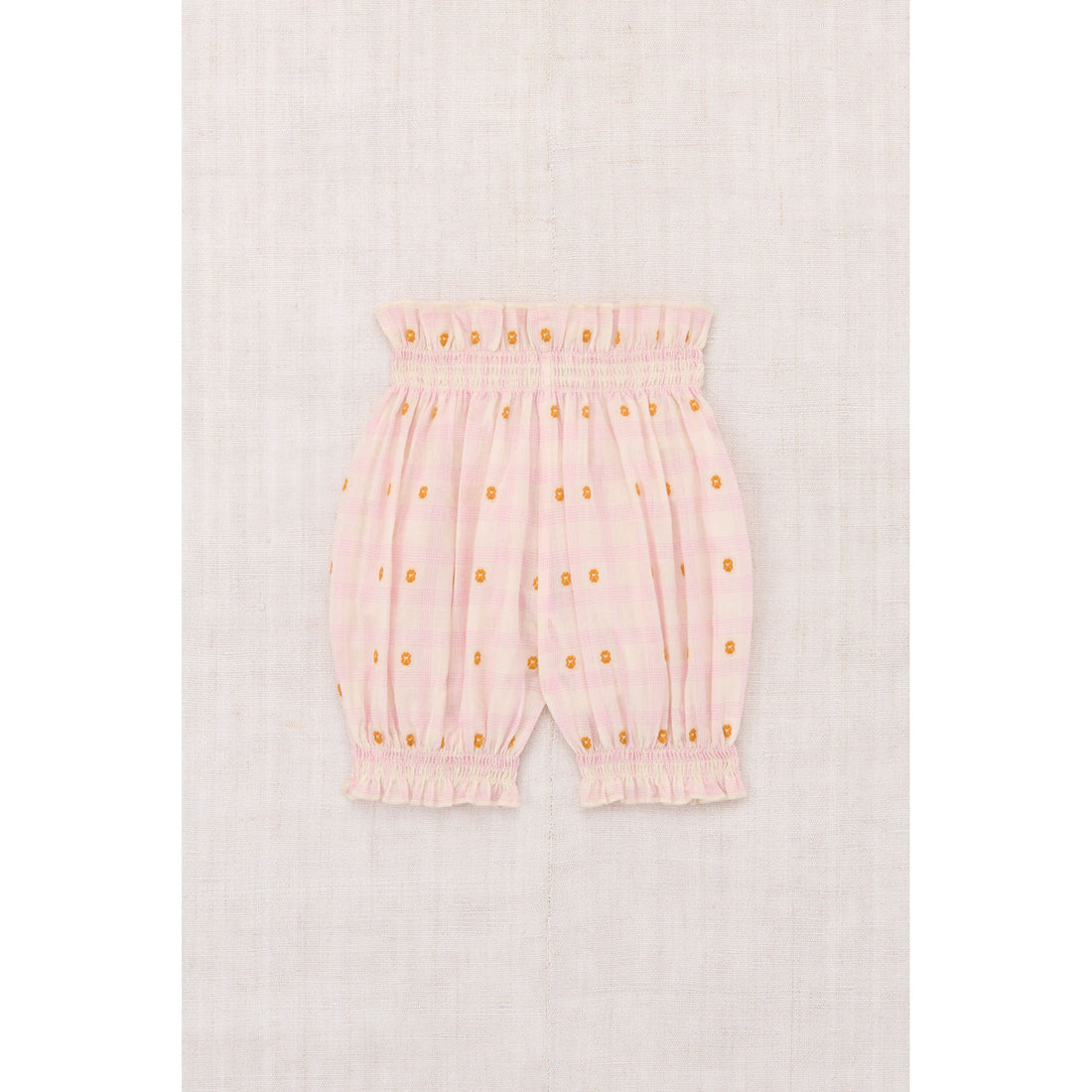 Misha and Puff Azalea Blossom Plaid Baby Bloomer