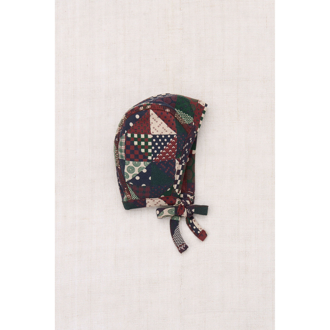 Misha and Puff  Madder Root Patchwork Pima Bonnet