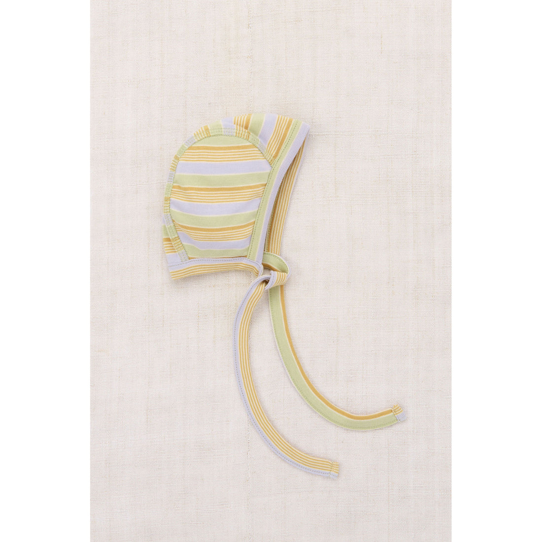 Misha and Puff Mist Avenue Stripe Baby Bonnet