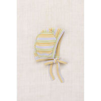 Misha and Puff Mist Avenue Stripe Baby Bonnet