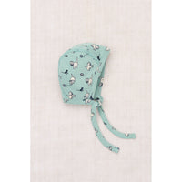 Misha and Puff Sage Cat & Mouse Baby Pima Bonnet