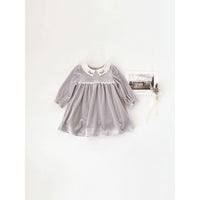 Louisiella Branle Velvet Baby Dress