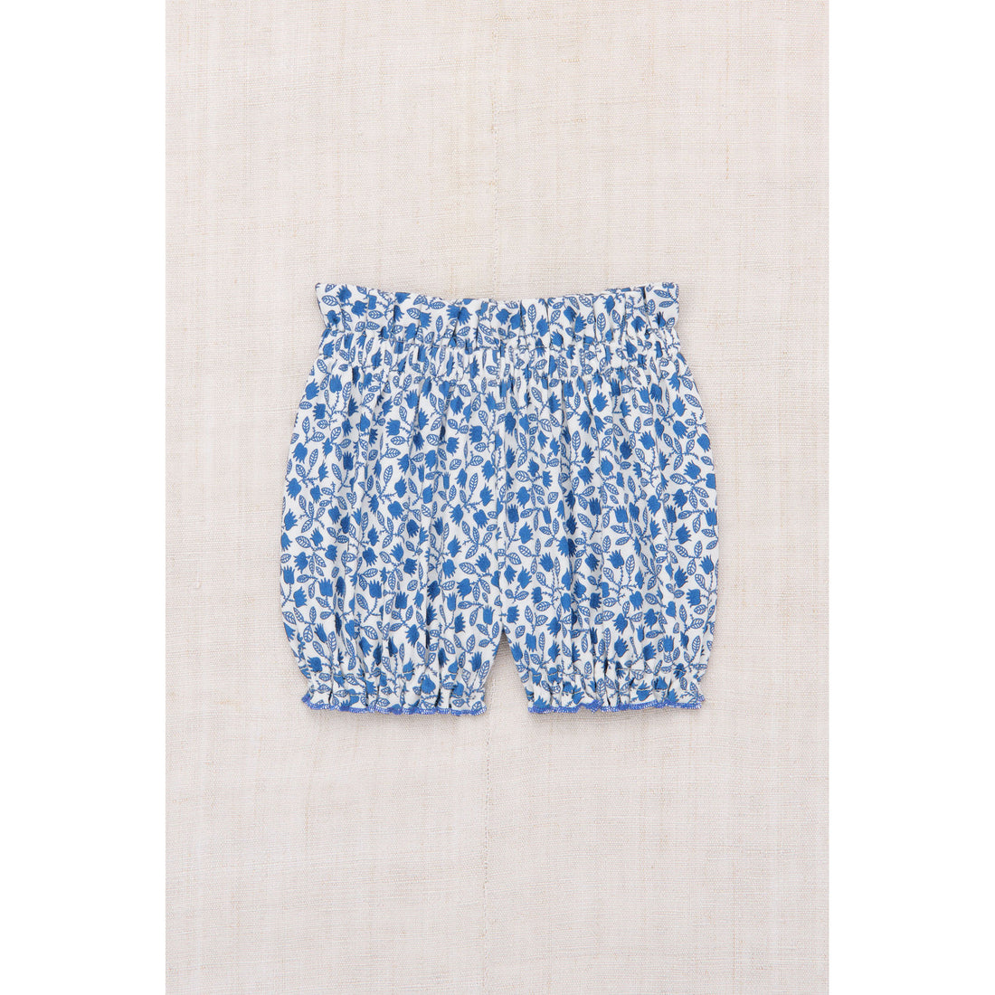 Misha and Puff Blue Ribbon Lisse Fields Baby Bubble Short