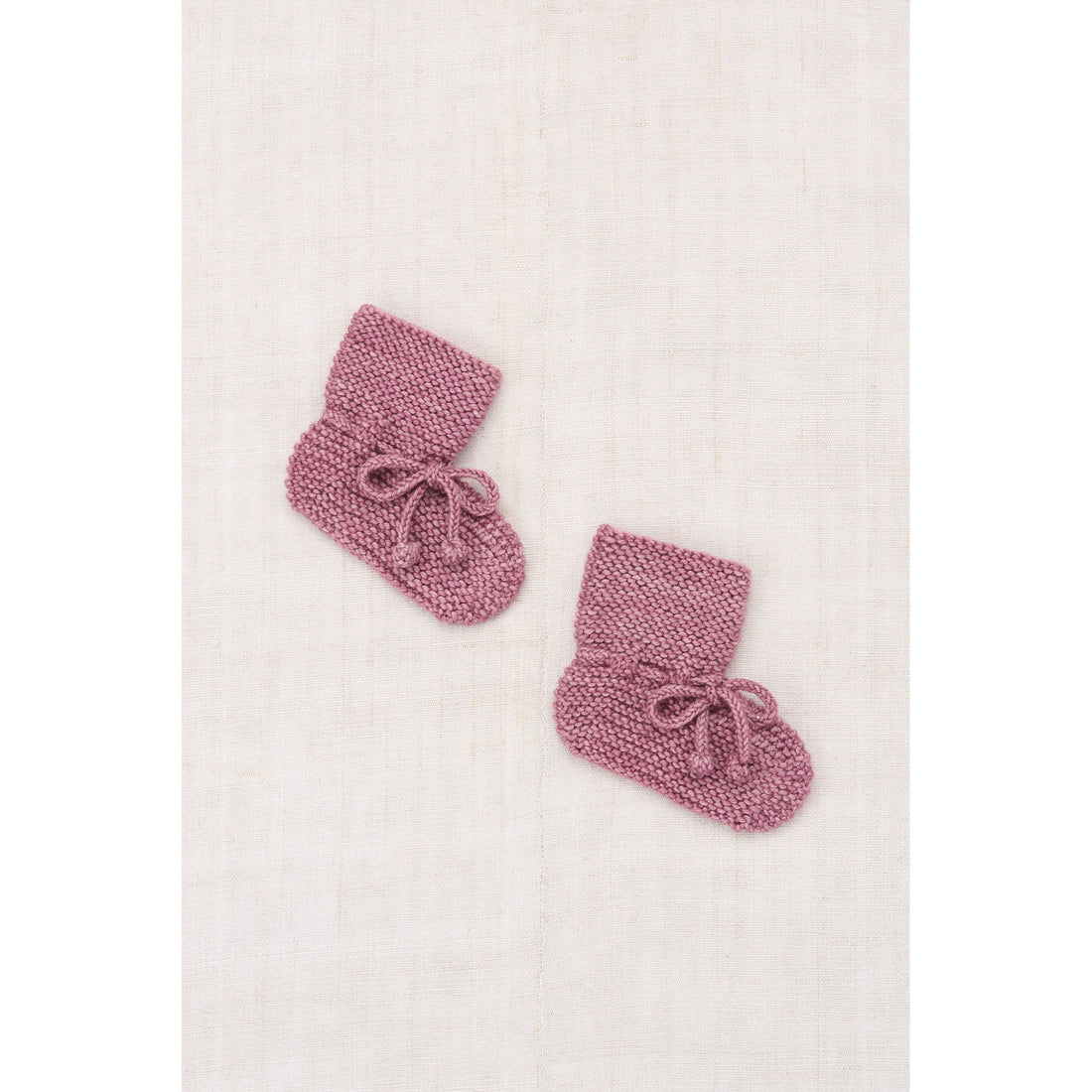 Misha and Puff Antique Rose Baby Classic Booties