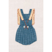 Misha and Puff Blue Slate Baby Eleanor Sunsuit