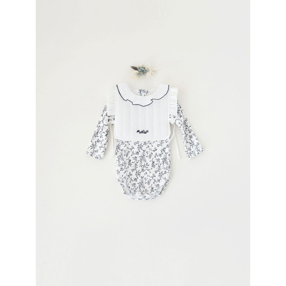 Louisiella Navy Baby Elpida Quilting Baby Vest