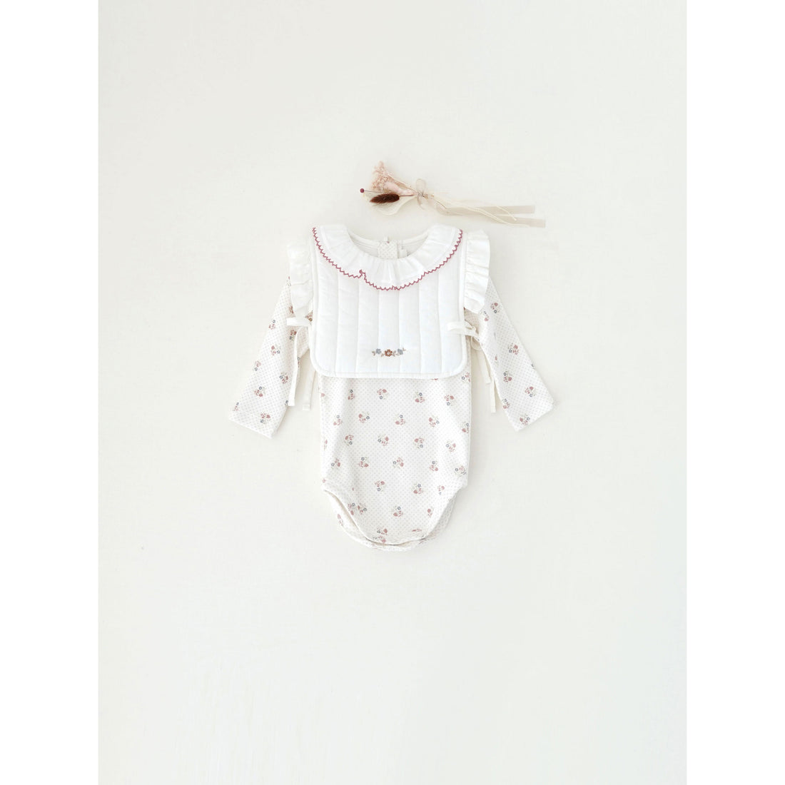 Louisiella Pink Baby Elpida Quilting Baby Vest