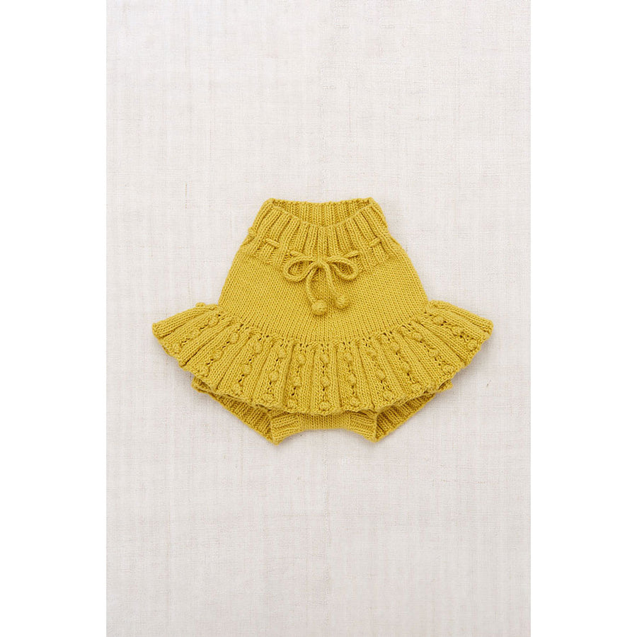 Misha and Puff Winter Wheat Eyelet Popcorn Baby Skating Skirt