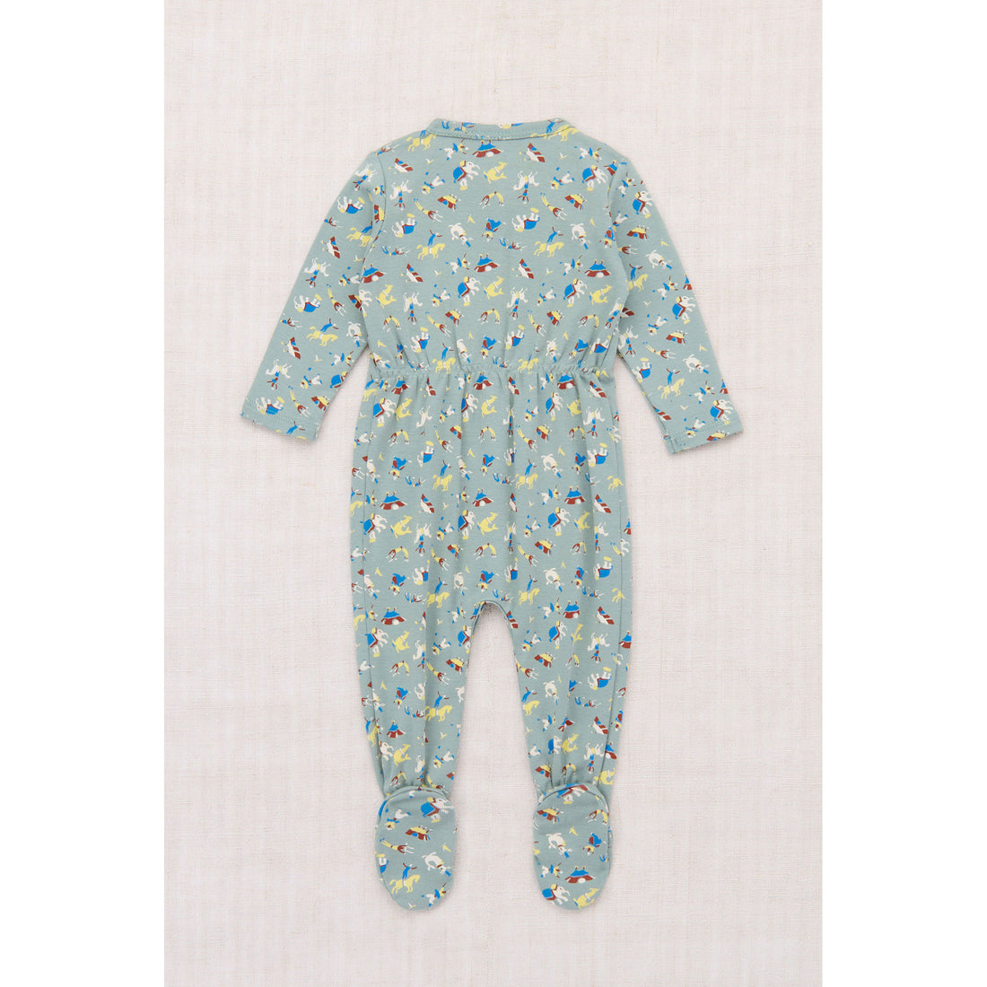 Misha and Puff Overcast Circus Baby Footed One-Piece