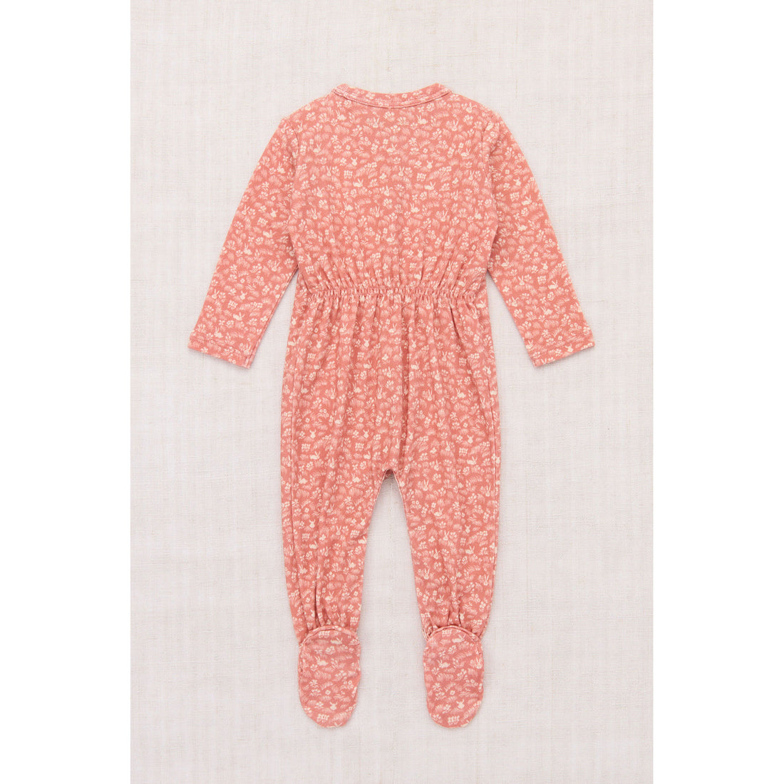 Misha and Puff Rosewood Bunny Meadow Baby Footed One-Piece