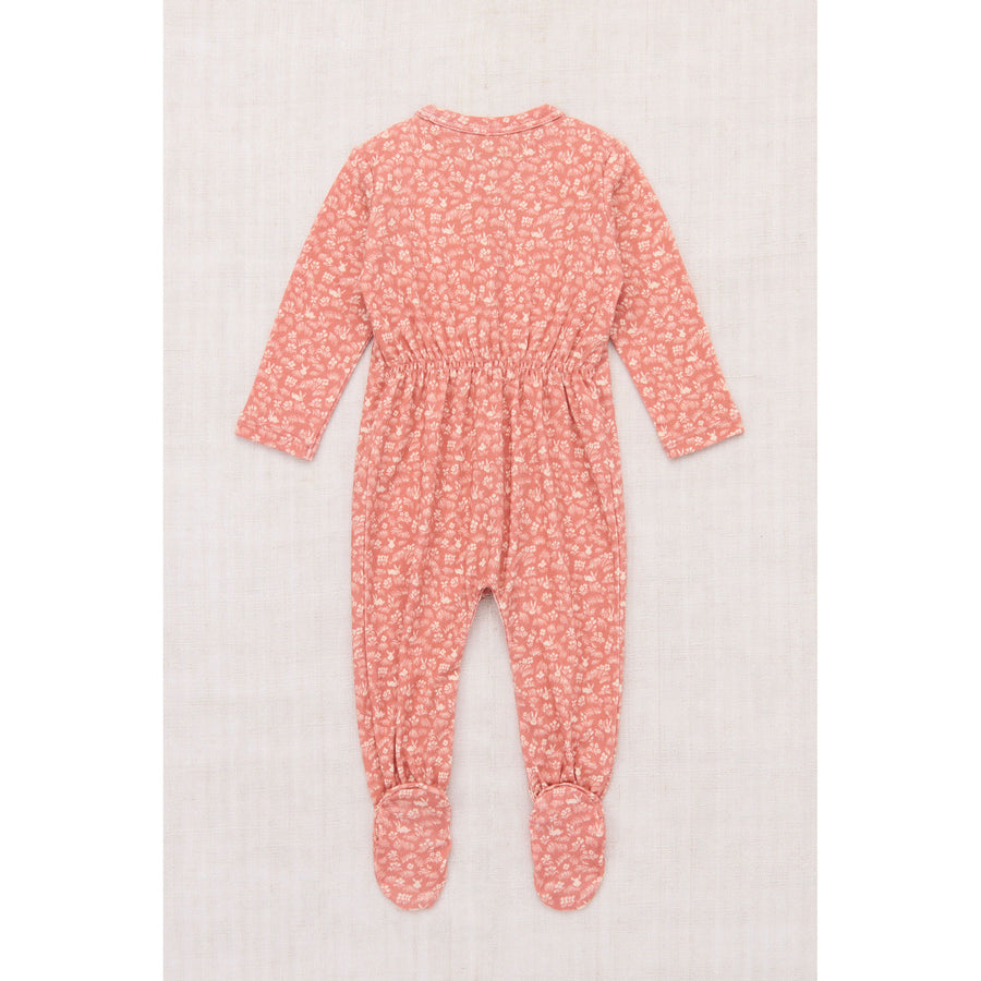 Misha and Puff Rosewood Bunny Meadow Baby Footed One-Piece