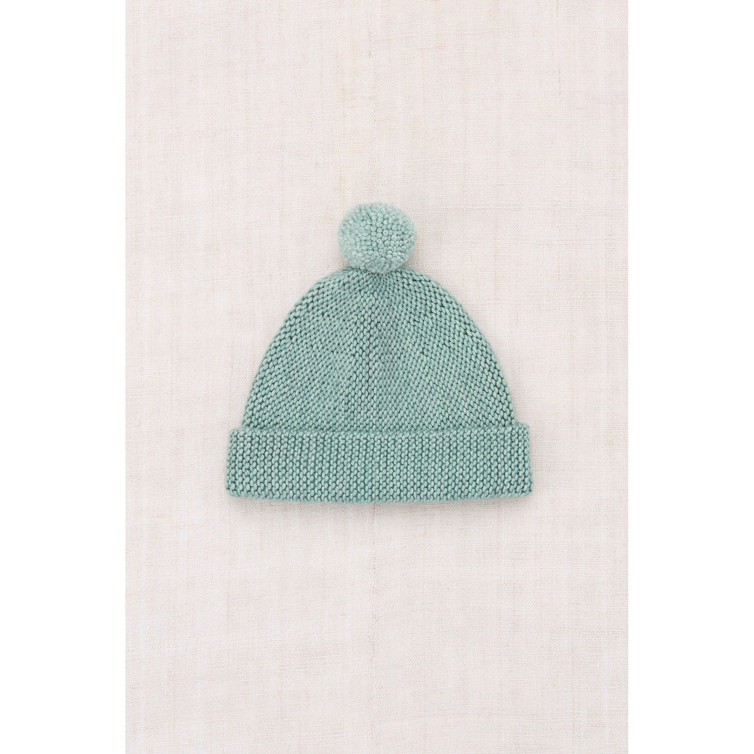Misha and Puff Sage Baby Garter Hat