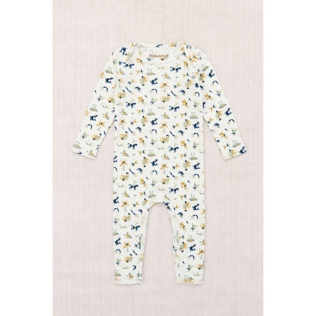 Misha and Puff Marzipan Circus Baby Jumpsuit