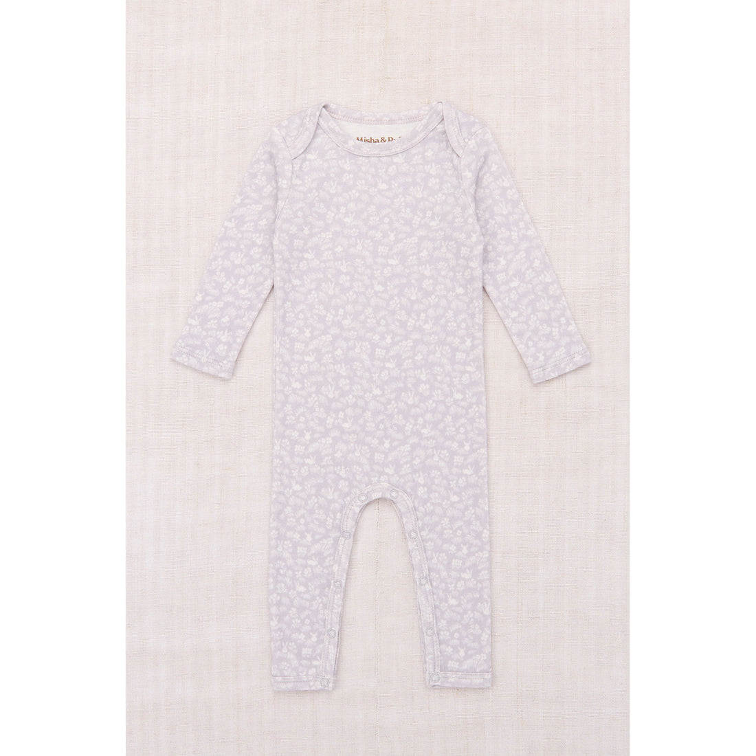 Misha and Puff Mist Bunny Meadow Baby Jumpsuit