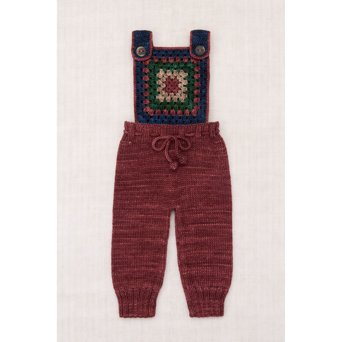 Misha and Puff  Madder Root Baby Lake House Overall