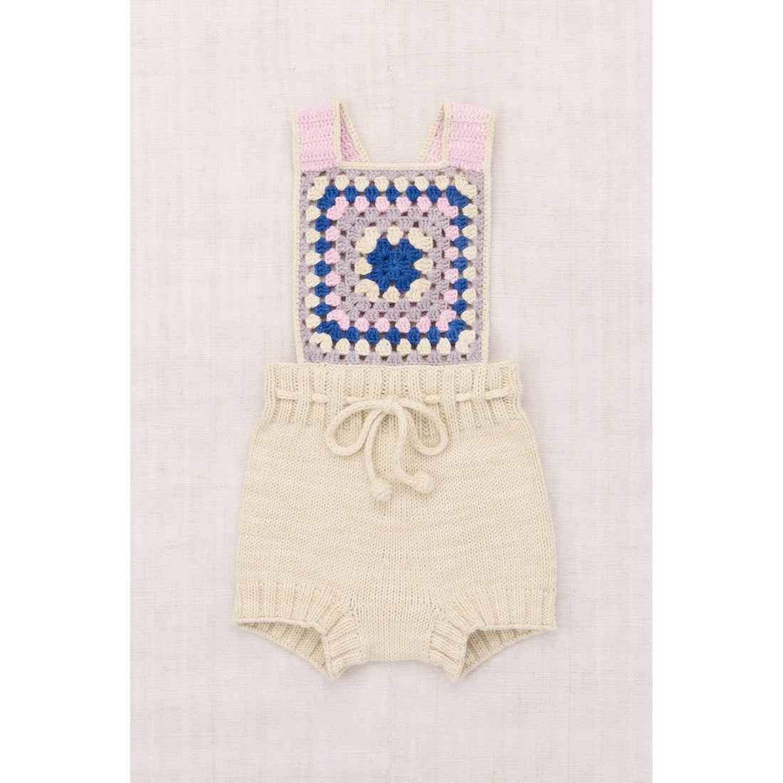 Misha and Puff Marzipan Baby Lake House Romper