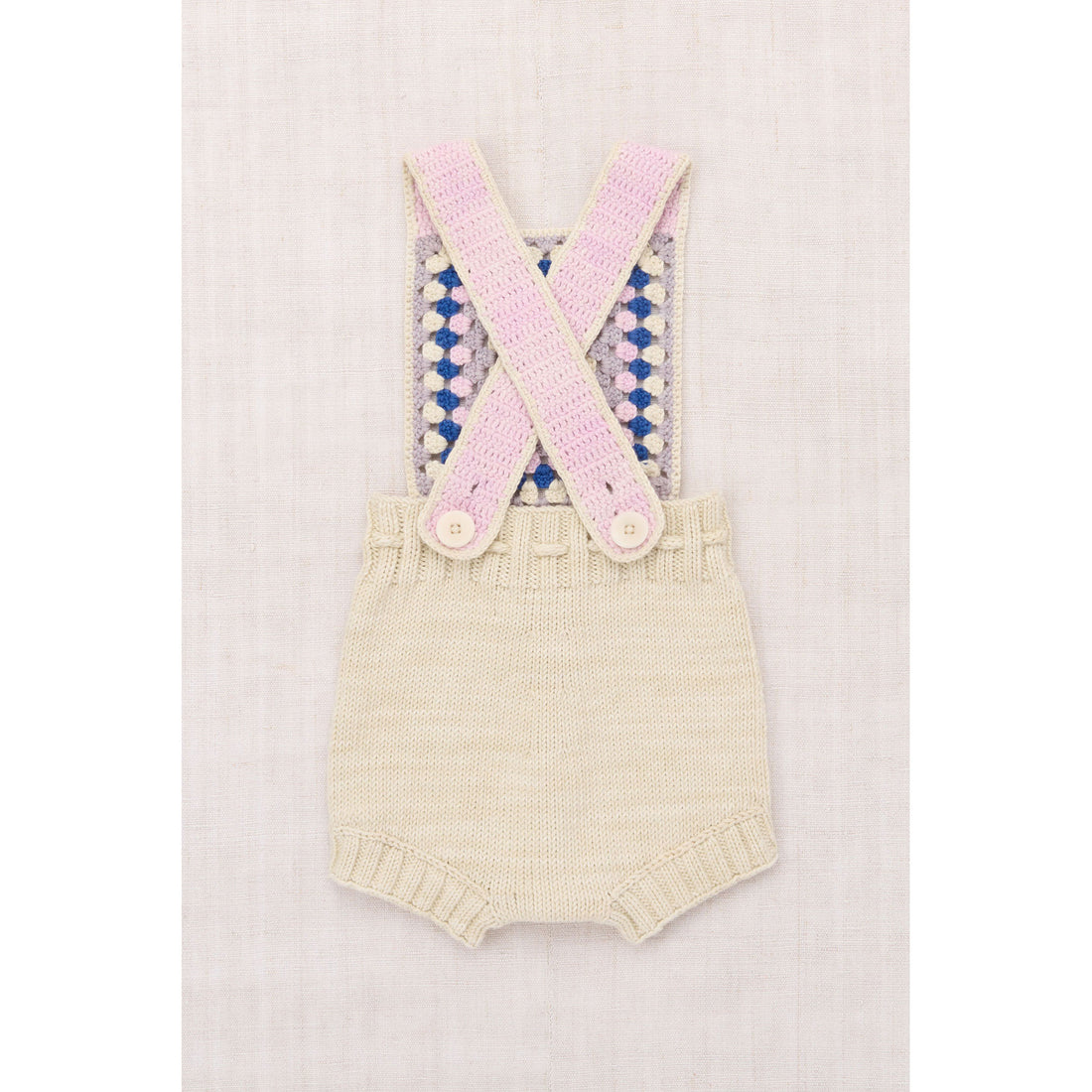 Misha and Puff Marzipan Baby Lake House Romper