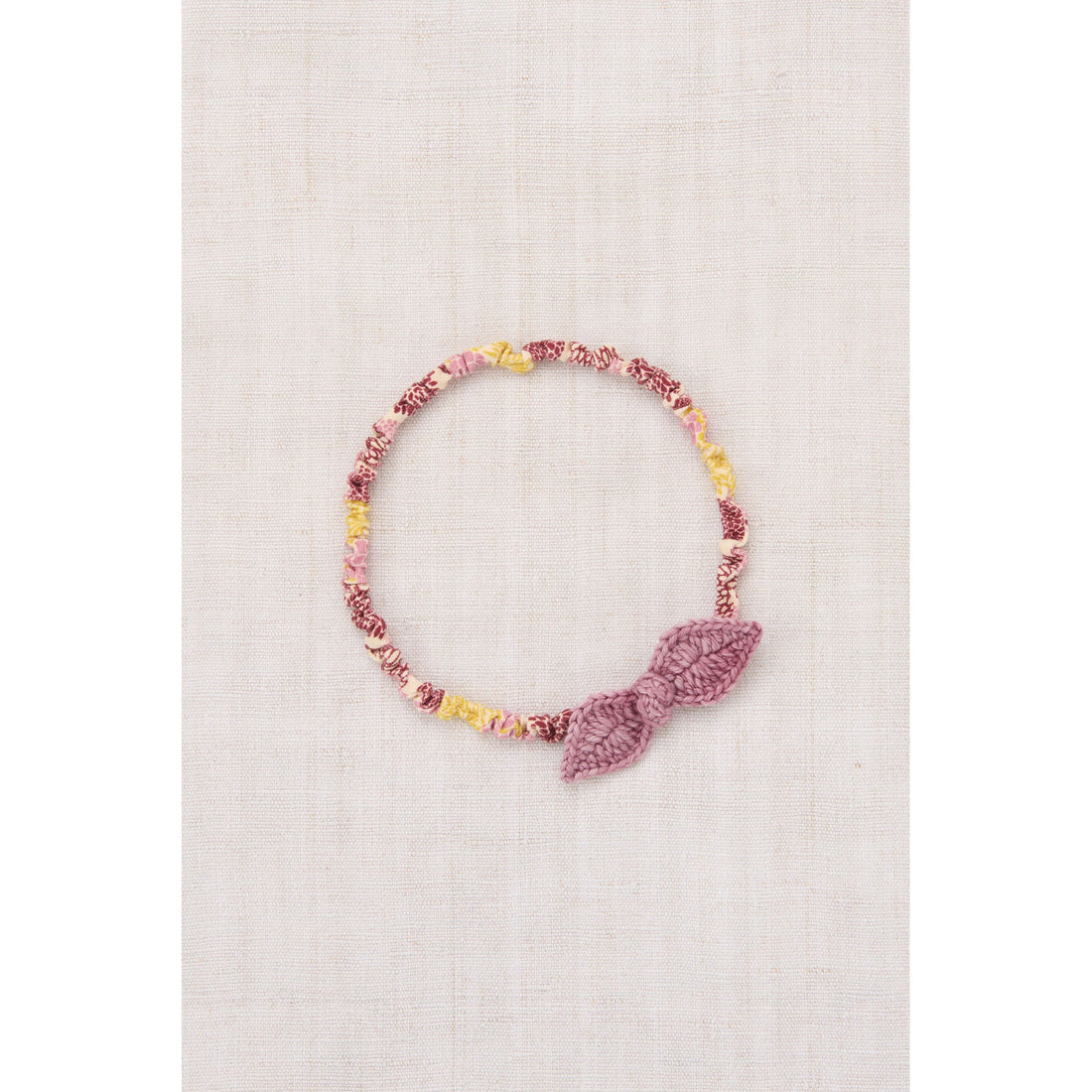 Misha and Puff Antique Rose Baby Leaf Headband