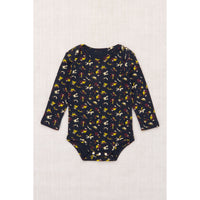 Misha and Puff  Ink Circus Long Sleeve Lap Onesie
