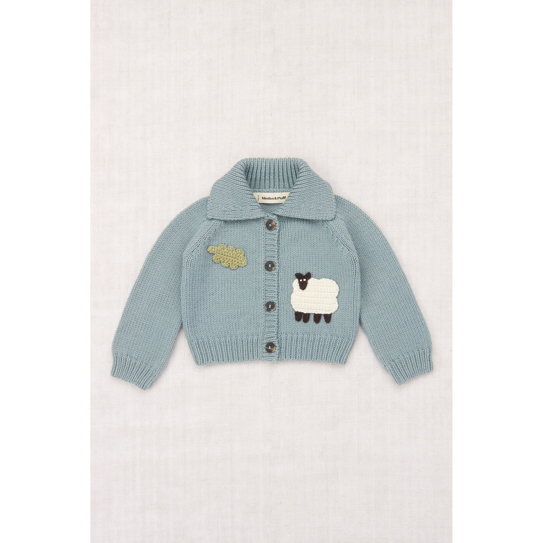 Misha and Puff Overcast Baby Meadow Motley Cardigan