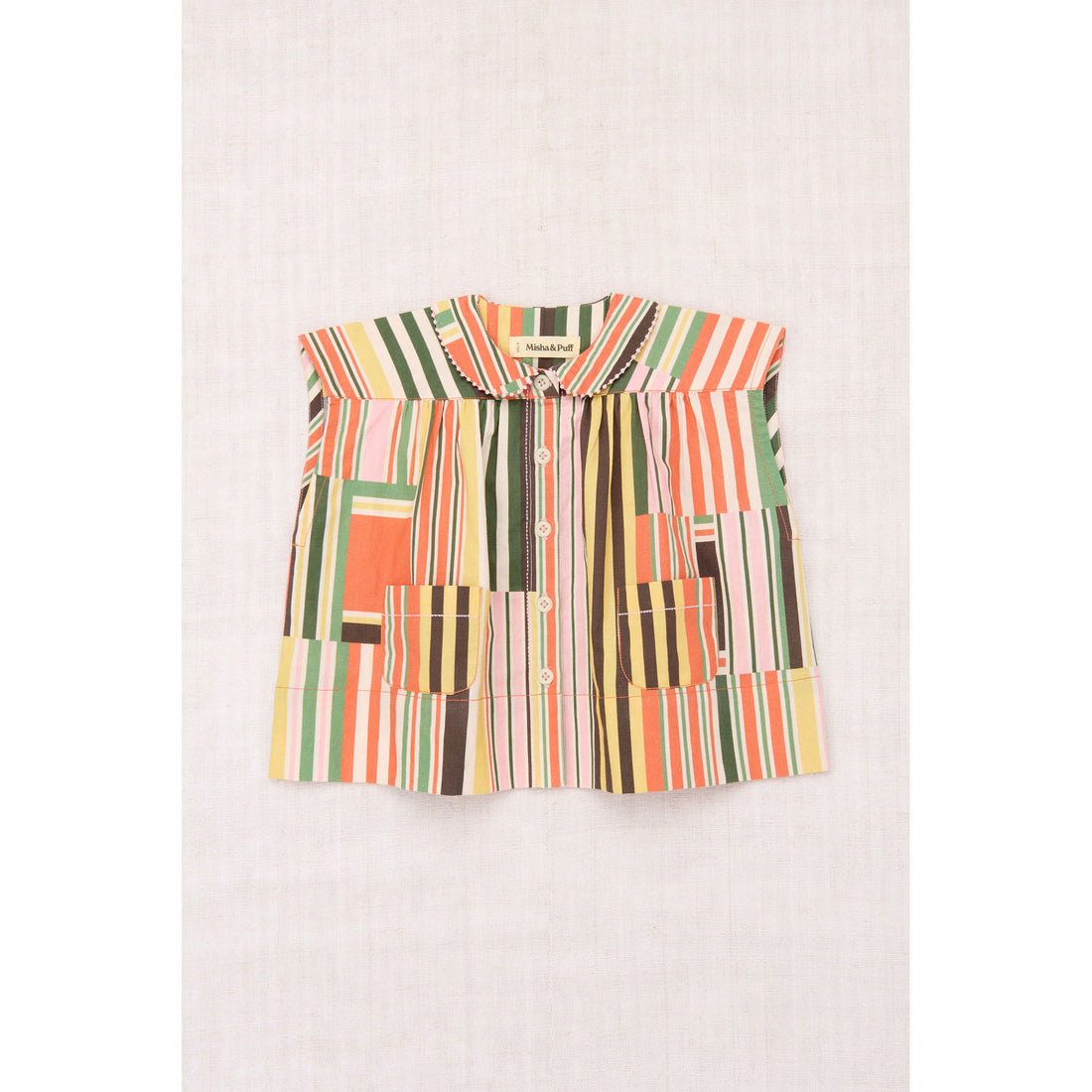 Misha and Puff Gamberetto Hodgepodge Stripe Nanna Baby Tunic