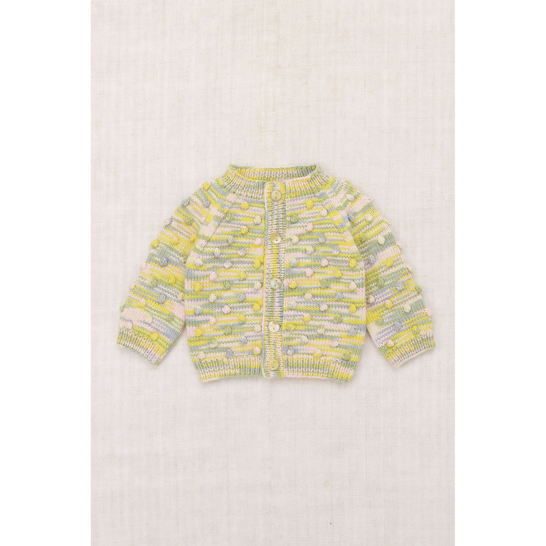Misha and Puff Bubble Space Dye Baby Popcorn Cardigan