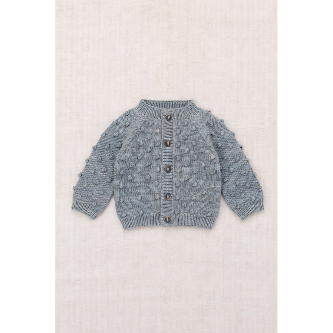 Misha and Puff Dove Baby Popcorn Cardigan
