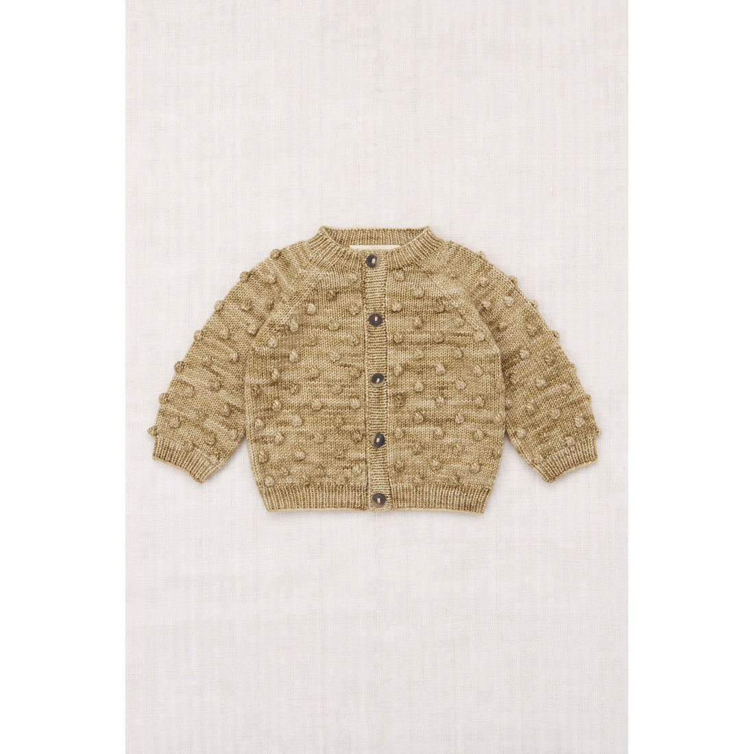 Misha and Puff Pebble Baby Popcorn Cardigan