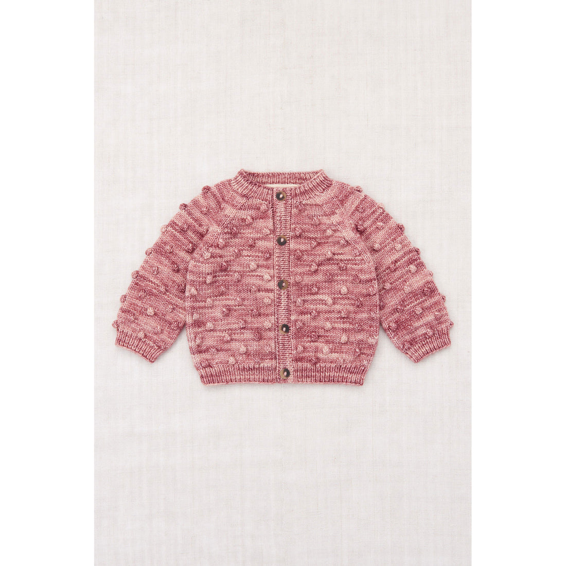 Misha and Puff Prairie Rose Baby Popcorn Cardigan