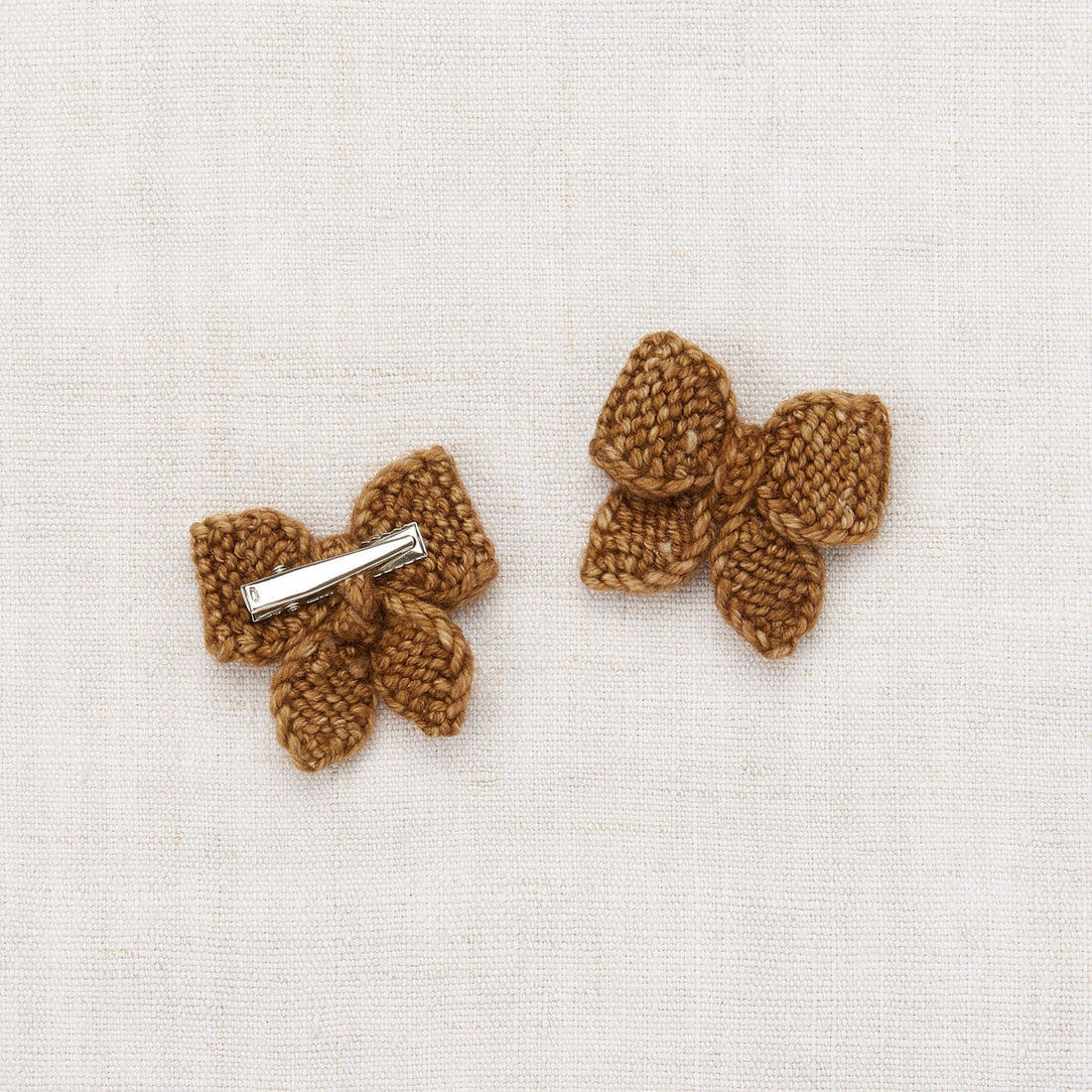 Misha and Puff Baby Puff Bow Set - Acorn
