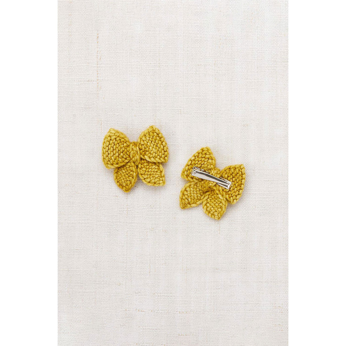 Misha and Puff Citron Baby Puff Bow Set