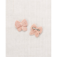 Misha and Puff  Faded Rose Baby Puff Bow Set