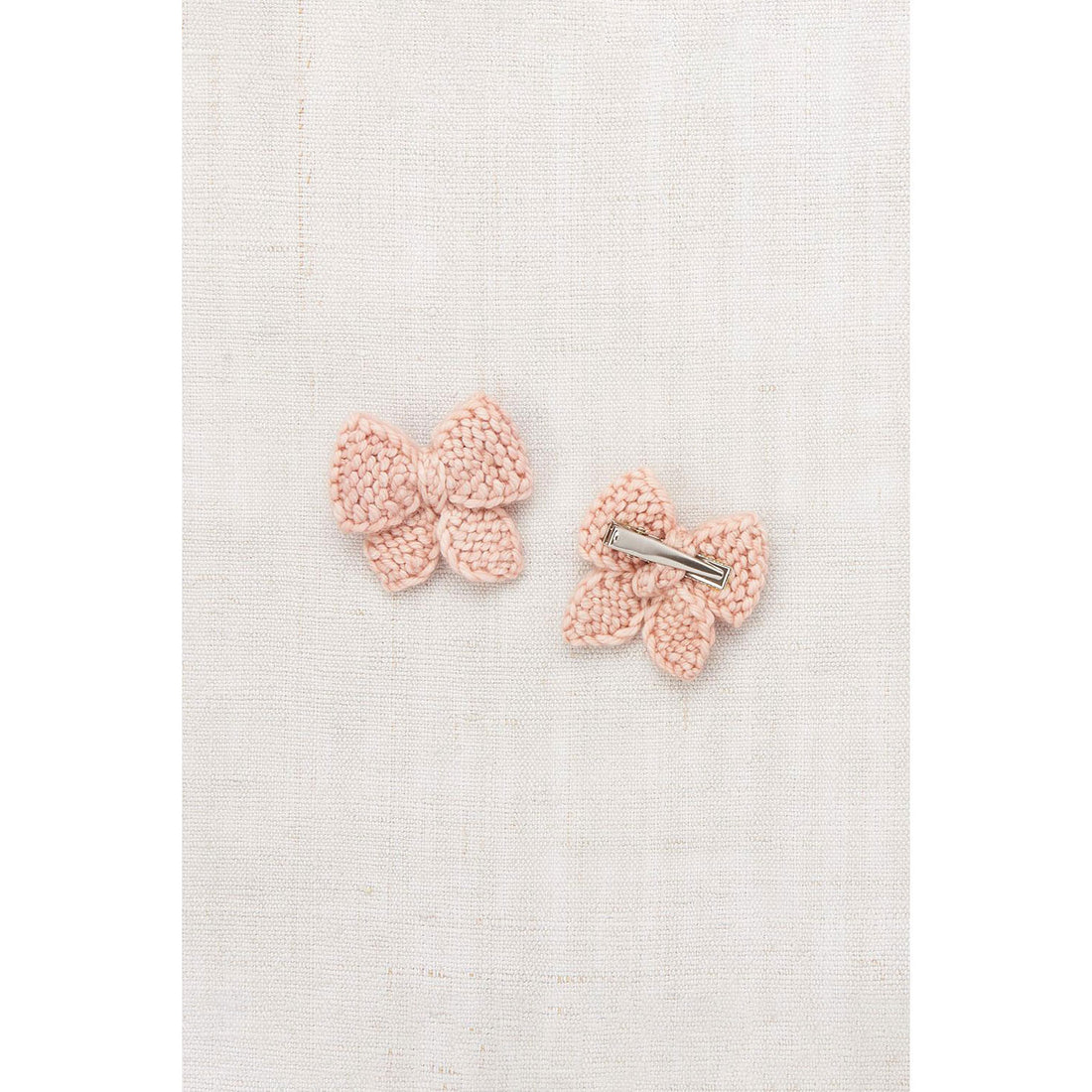 Misha and Puff Faded Rose Baby Puff Bow Set