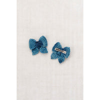 Misha and Puff Ocean Space Dye Baby Puff Bow Set