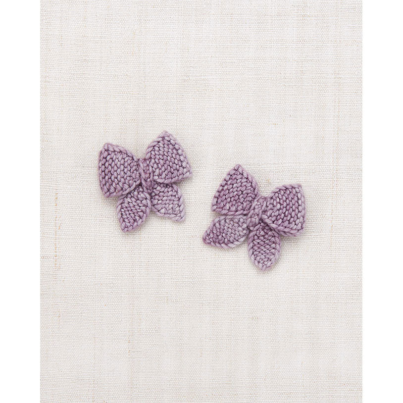 Misha and Puff Periwinkle Baby Puff Bow Set