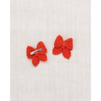 Misha and Puff Persimmon Baby Puff Bow Set