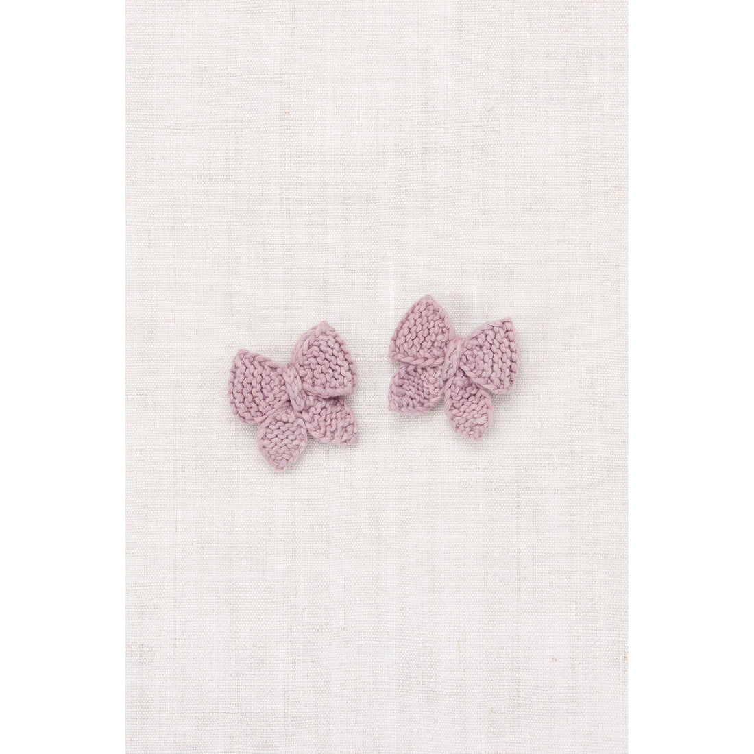 Misha and Puff Plum Petal Baby Puff Bow Set