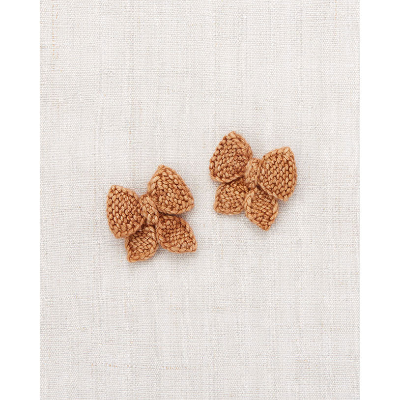 Misha and Puff  Rose Gold Baby Puff Bow Set