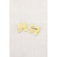 Misha and Puff Vintage Yellow Baby Puff Bow Set