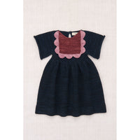 Misha and Puff  Ink Baby Scallop Bib Dress