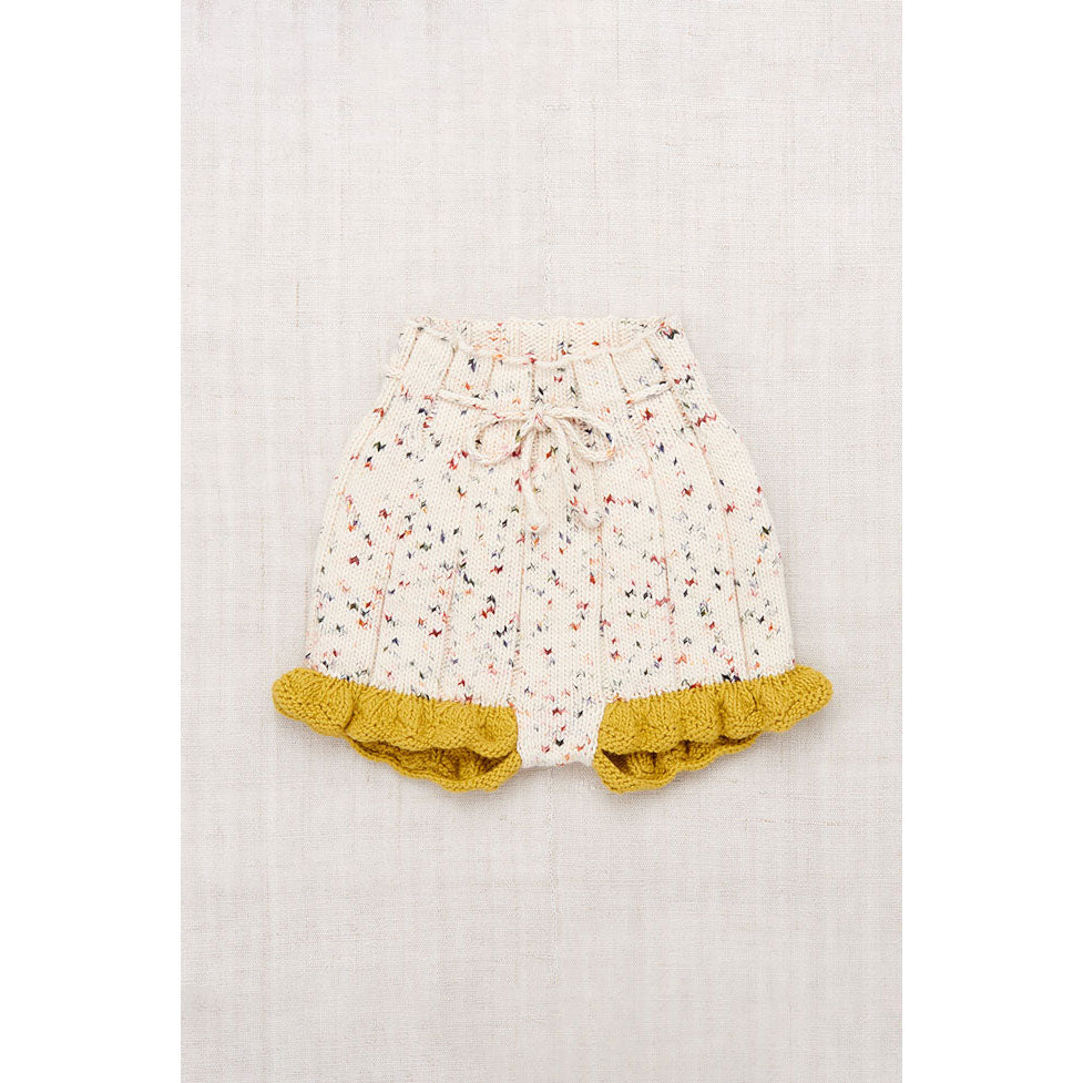 Misha and Puff Picnic Confetti Scallop Hem Baby Shorts