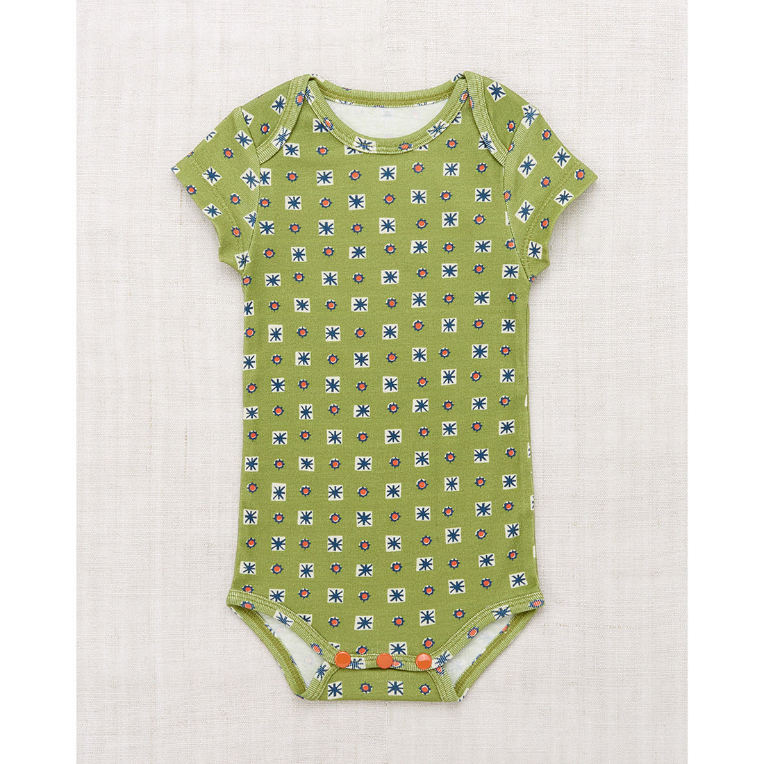 トップス Baby Short Sleeve Lap Onesie(70) misha&puff Baby Short Sleeve Lap Onesie 【公式通販】