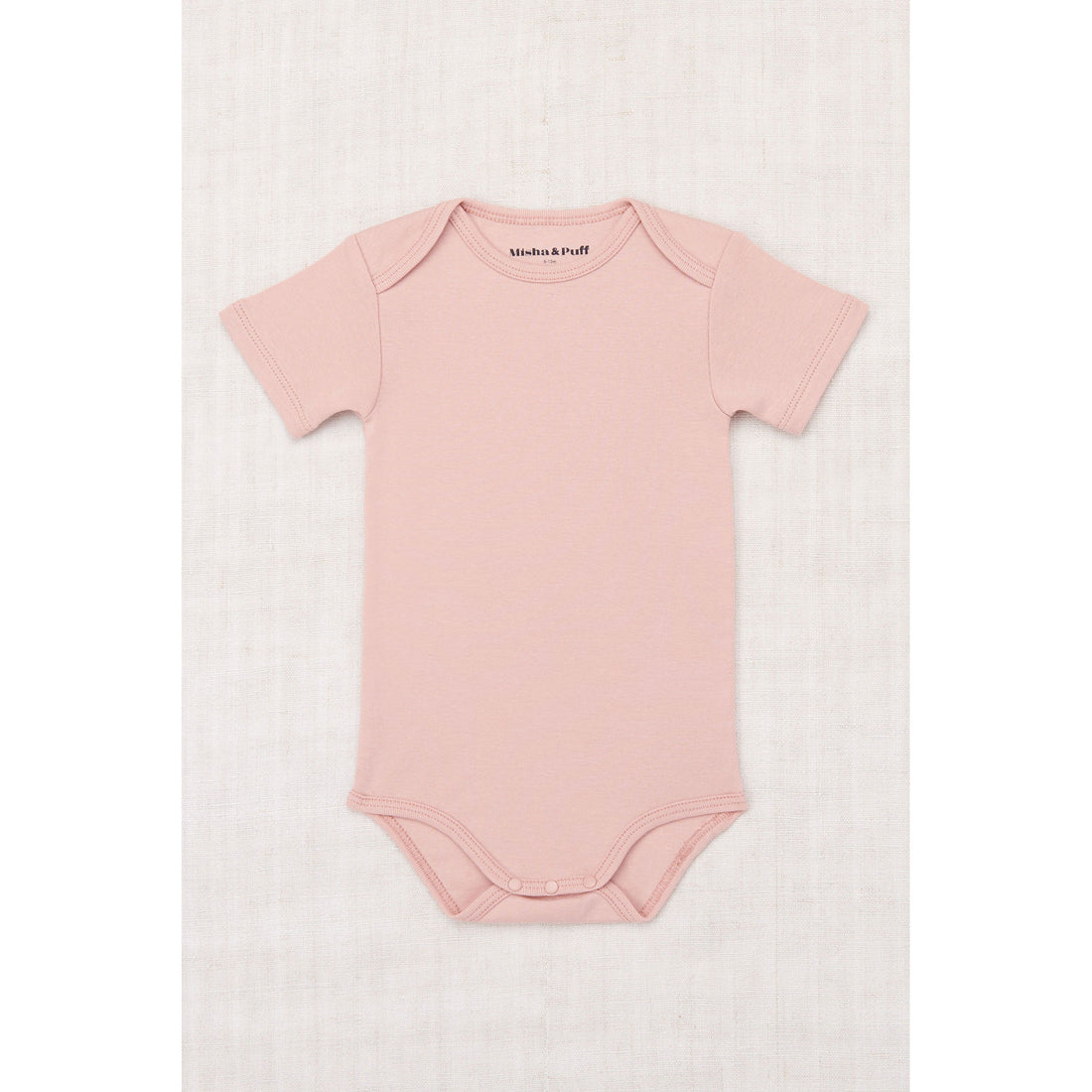 Misha and Puff Parfait Baby Short Sleeve Lap Onesie